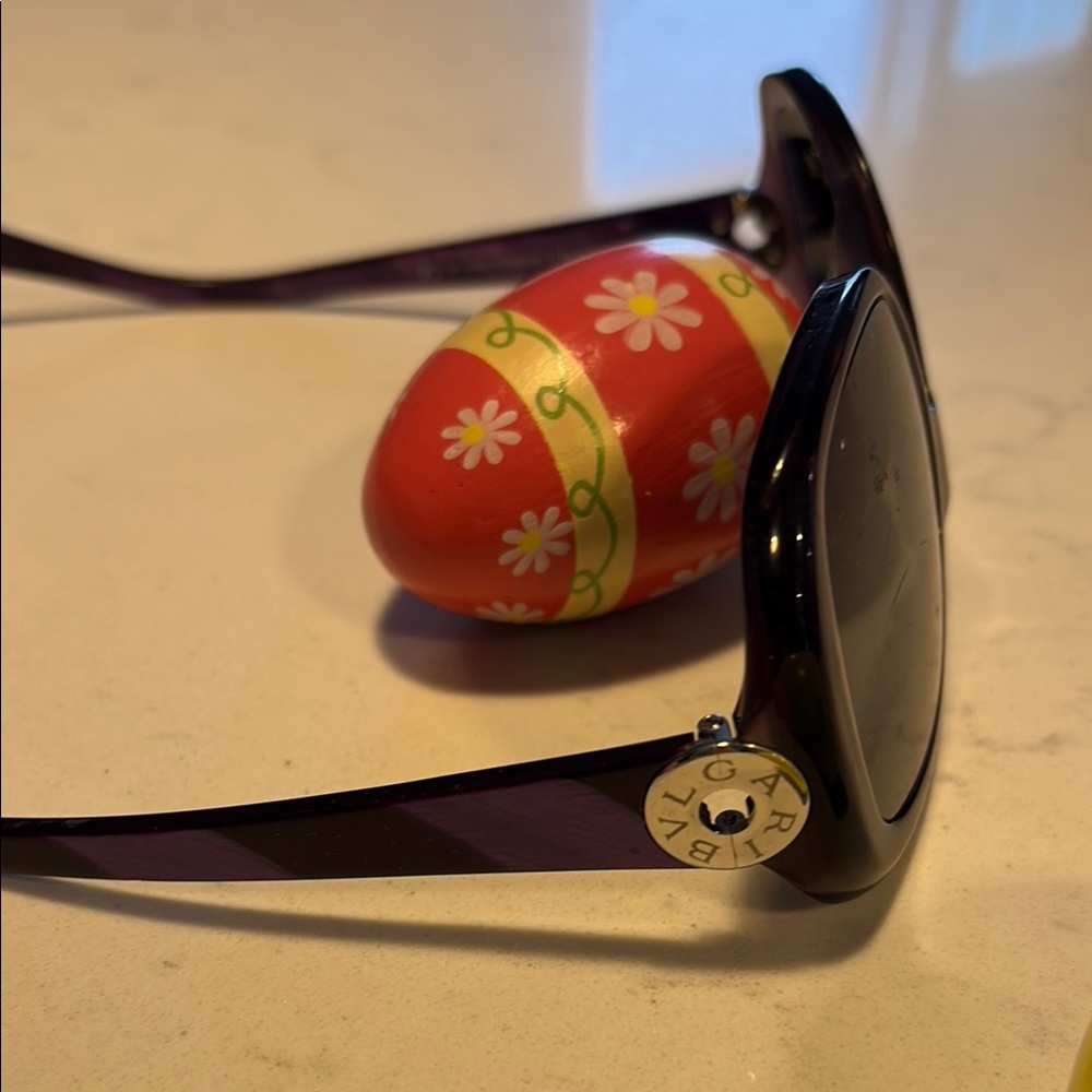 Bulgari Purple Sunglasses